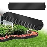 Aufun Rasenkante Metall 10 m x 15 cm Verzinkt Beetumrandung Beeteinfassung...