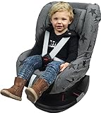 Original Dooky Grey Stars Sitzbezug für Kindersitz universale Passform für viele...