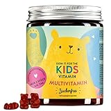 Kinder Multivitamin Gummibärchen - ab 4 Jahren - zuckerfrei, vegan - Vitamin...
