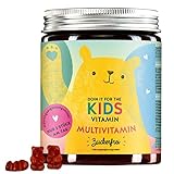 Kinder Multivitamin Gummibärchen - ab 4 Jahren - zuckerfrei, vegan - Vitamin...