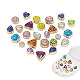 VIKSAUN 26 Stück Diamant Schuhanstecker Schuh Charms Kawaii-Deko Clog-Dekor...