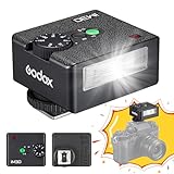 Godox iM30 Kamerablitz Taschenblitz Blitz, S1/S2 Optische Steuerung, 6500K±200K...