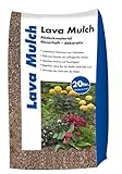 Hamann Lava-Mulch Rot 16-32 mm 20 l - Dauerhaft dekorativ - Boden bleibt frisch und Wird...