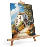 Belle Vous Tischstaffelei Verstellbar aus Holz A-Form - 83cm Buchenholz...