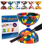 Juggle Dream Jester Diabolo Jonglierset – Fester Achse Profi-Diabolo mit...