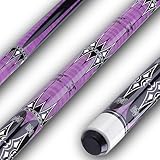 Sinsilvie 58' Pool Queue with 13mm Tip,19 20 oz Billiard Cue,Schwarz oder Weiß，1/2...