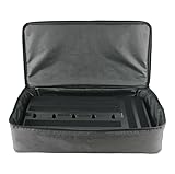 LEKATO Gitarren-Pedalboard mit Tasche, großer Platz für mehrere Effekte, langlebiges und...