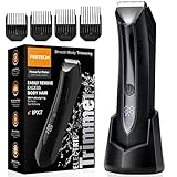 PRITECH Intimrasierer Mann, Elektrischer Körperrasierer Herren –...