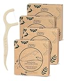 ZITFRI 200 PCS Zahnseide Sticks Nachhaltige Dental Floss picks Vegan Zahnseide mit...