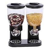 Homewell Müslispender Getreidespender Cornflakes Spender Doppelspender für Müsli,...
