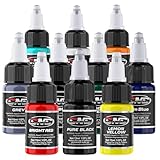 CNC Tattoo Farbe Set - Kit 10 Basic Colours 1oz (15 ml) 10 einheit -...