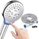 Bingobang Duschkopf Handbrause mit Schlauch 1.5M Hochdruck Wassersparend...
