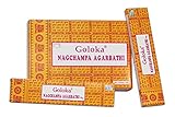 Goloka Nag Champa Räucherstäbchen, 16 Grms x 12 Schachteln , 12 Stück (1er...
