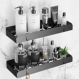 pickpiff 2 Stück Duschablage Ohne Bohren Duschregal Badregal Wandregal Ablage Dusche...