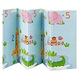 Juskys Kinder Spielmatte Stella 180x200 cm Tiere - XXL Matte für Babys -...