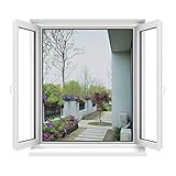 Apalus Fliegengitter Fenster, Zuschneidbar auf Fenstergrößen bis 130x150cm,...