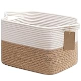 TIMEYARD Aufbewahrungskorb, Jute Korb, Aufbewahrungskorb Klein, Körbe Aufbewahrung,...