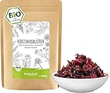 Hibiskusblüten BIO ganz und getrocknet 1000 g - Premium HIbiskus Tee - Hibiskusblütentee...