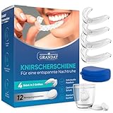 Grandat® Knirscherschiene für die Nacht 4 formbare Mundschienen gegen...