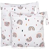 Loscarol,2 Stück wetbag Kindergarten groß，nasstasche Wet Bag windeltasche...