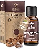 Heldengrün© BIO Zedernholzöl [100% NATURREIN] - Zedernöl Bio aus nachhaltigem Himalaya...