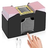 Viitech Automatischer Kartenmischer 4 Decks, USB/Batteriebetrieben...