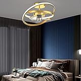ATEEZ Led Deckenventilator Mit Licht Klein Deckenventilator Mit Beleuchtung...