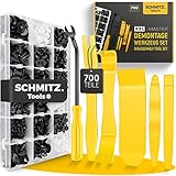 Befestigungsclips Auto + Auto Demontage Werkzeuge Set von SCHMITZ.Tools [700 Teile]...