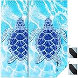 KUOGAS Strandtuch XXL 2er Set 90×180 cm,Groß Schnelltrocknendes Mikrofaser...
