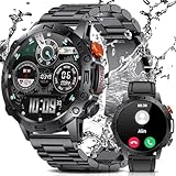 LIGE Smartwatch Herren mit Telefonfunktion für Android iOS 1.43'' Amoled HD...