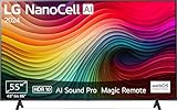 LG 55NANO81T6A TV 55' (139 cm) NanoCell Fernseher (α5 Gen7 4K AI-Prozessor, webOS 24,...