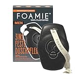 Foamie Festes Duschgel & Shampoo Männer mit Aktivkohle und Rosenholz, 3in1 Feste Dusche...