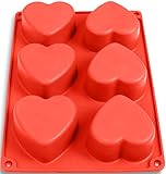 Pritogo - Silikonform Herz- Backform Muffinform Herzform Kuchenform zur...