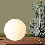 Lightbox Outdoor Lichtkugel - Ø 60 cm - hochwertige Gartenlampe mit Erdspieß & Stecker -...