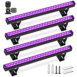 Barrina Schwarzlicht UV LED Bar, 10W 28cm USB Schwarzer Lichtbalken, Verstellbare...