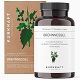 Kurkraft Brennnessel (180 vegane Kapseln) - 10:1 echter Brennnessel-Extrakt - 900mg...