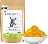 BIO Kurkuma Pulver gemahlen 500 g | Kurkumapulver - Curcuma - Curcumin | 100% naturrein |...