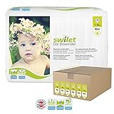 Swilet Biowindeln Größe 4 Maxi (7-18 kg)), 6x28
