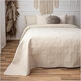 CalmyHOME Tagesdecke 240x260 Bettüberwurf Tagesdecken - Überwurf Mandala Sofaüberwurf...