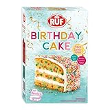 RUF Birthday Cake, Geburtstagskuchen, Schicht-Torte aus Rührteig und Konfetti-Streusel,...
