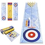 3 in 1 Shuffleboard Bowling Curling Spiel,Shuffleboard Tabelle top Games,Bowling...