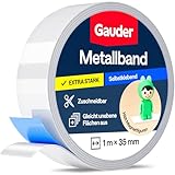 GAUDER Metallband selbstklebend - Ideal für Tonie®-Figuren & -Regale -...