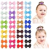 Choicbaby 40 Stück Haarspangen Mädchen, 1,2 Zoll (3CM) haarklammer schleife...