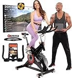 Miweba Sports Profi Indoor Cycling Bike MS500 | 20 Kg Schwungmasse - Traglast...