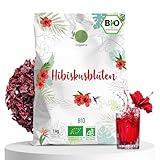 ORIGEENS HIBISKUSTEE BIO 1kg Premiumqualität | Bio Hibiskusblüten getrocknet...