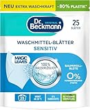 Dr. Beckmann Waschmittel-Blätter Sensitiv BAUMWOLLBLÜTE; 25 Blätter