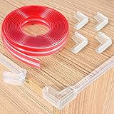 3 m Kantenschutz Baby Vormontierter Klebestreifen, Kantenschutz Selbstklebend Transparent...