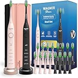 Wagner & Stern ProDental Series Set mit 2 elektrischen Zahnbürsten, 5 Putzmodi und 3...