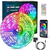 Bonve Pet LED Strip 6m, Bluetooth RGB LED Streifen, Farbwechsel LED Lichterkette...