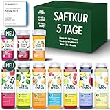 LiveFresh Saftkur 5 Tage – 35 Säfte (250ml) & 15 Shots (60ml) kaltgepresst¹...